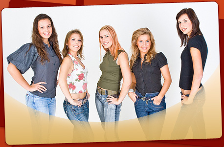 stock photo of a group of teens