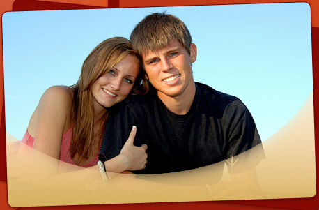 stock photo of a boy and girl